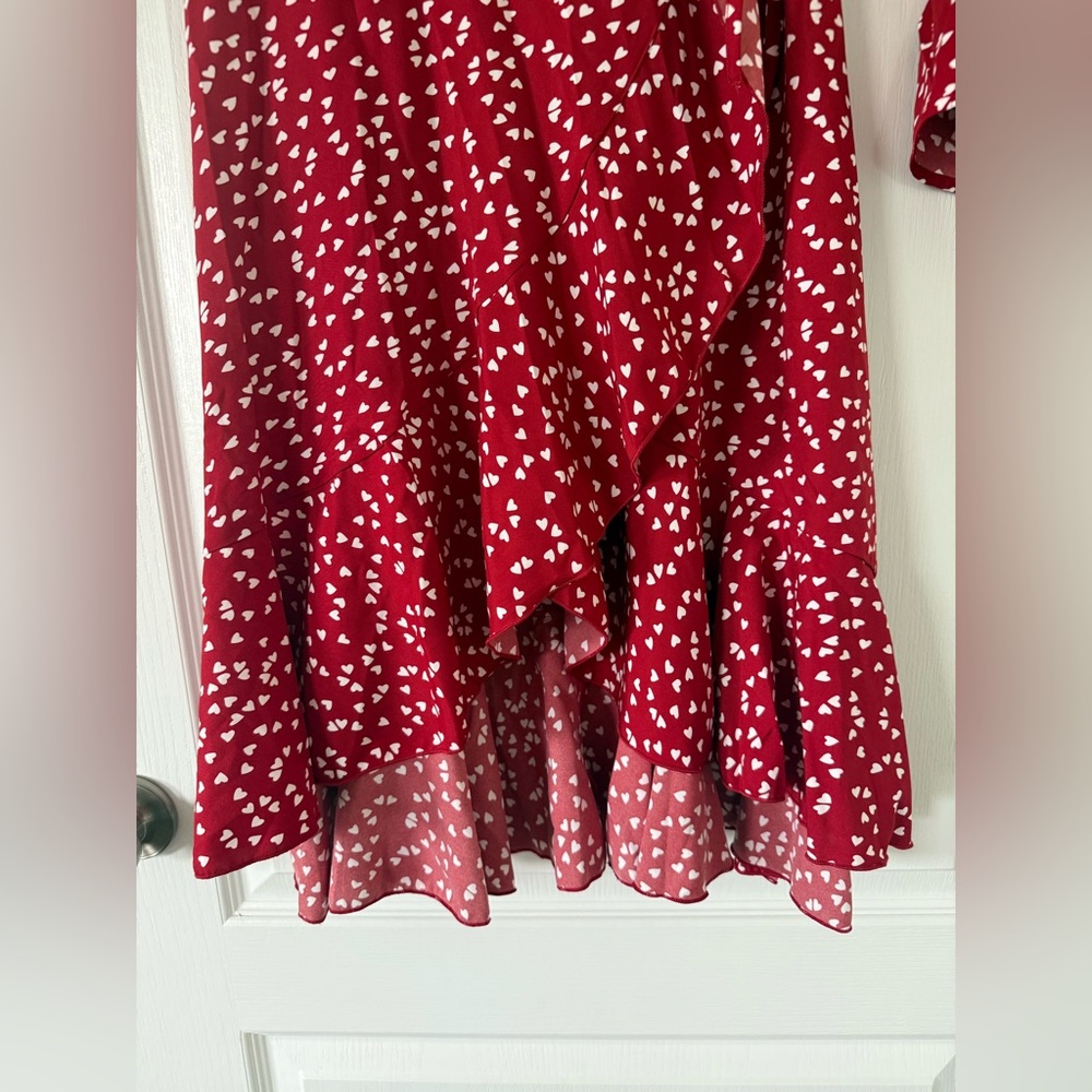 NWT - Pat Pat - Mommy and Me Red Dress with White Hearts - Size Small - Picture 3 of 16
